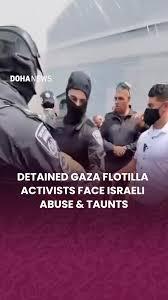 International Outrage After Video Shows Gaza Flotilla Activists Detained by Israeli Forces